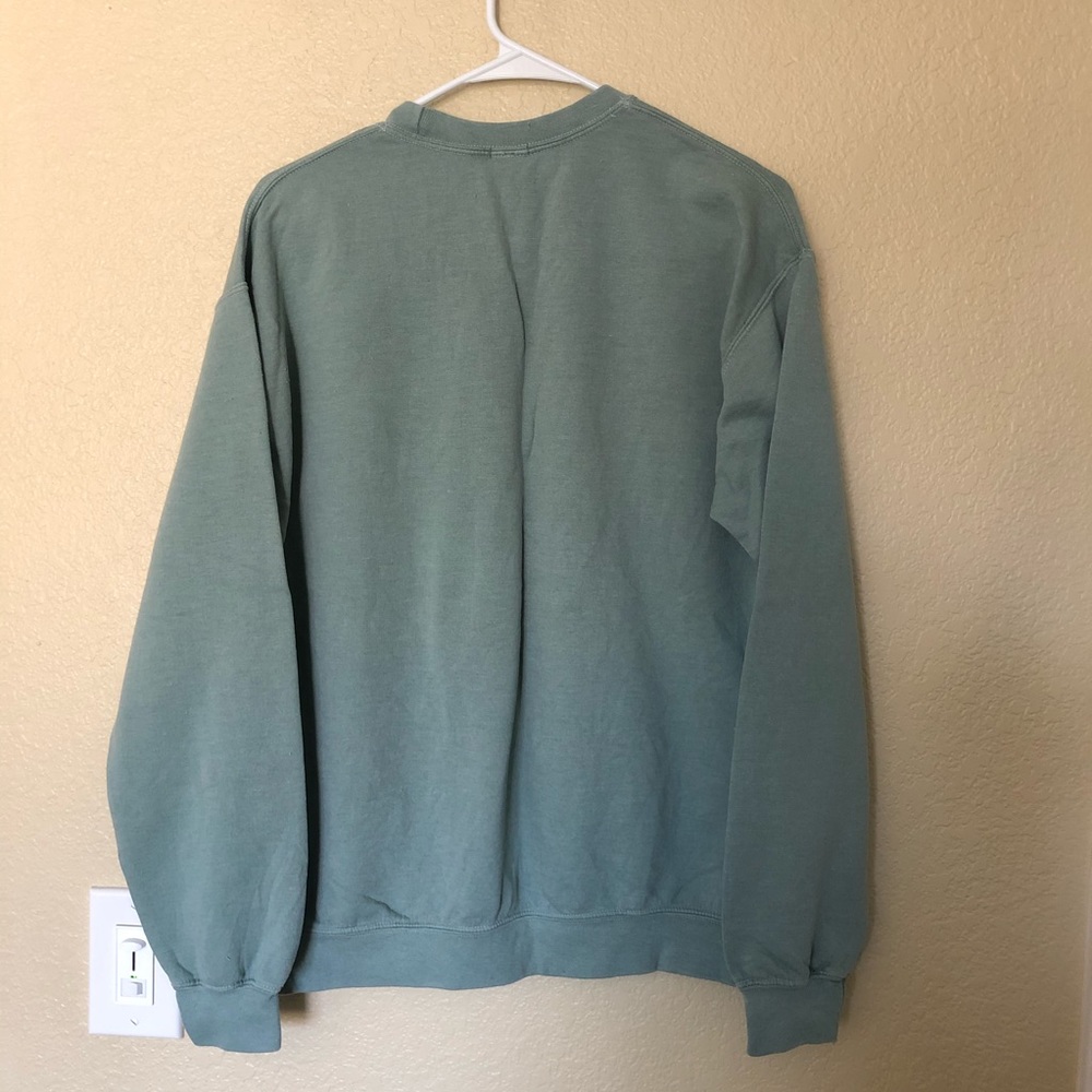 Brandy Melville Erica green sweatshirt sweater - Picture 2 of 3